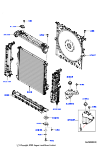 15AA Kühler/Ausgleichbehälter L460 NEW RANGE ROVER 2022 > (L460),4.4L V8 Turbo Petrol(NC11)