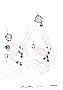 05AG Lautsprecher L460 NEW RANGE ROVER 2022 > (L460),Super Premium Audio 2500 W