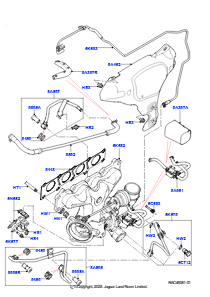 25E Turbolader L538 RANGE ROVER EVOQUE 2012 - 2018 (L538),Hergestellt in Werk Changsu (China)