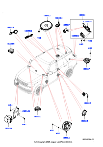 05AC Lautsprecher L460 NEW RANGE ROVER 2022 > (L460),Super Premium Audio 2500 W
