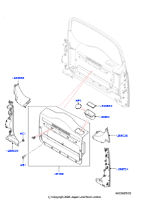 50 Hecktür-/Heckklappenverkleidungen L663 NEW DEFENDER 2020 > (L663)