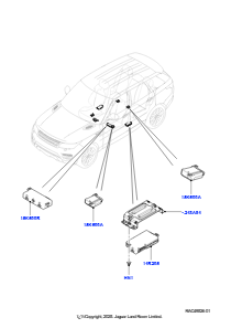 05E Module u. Sensoren - Fahrzeug L494 RANGE ROVER SPORT 2014 - 2022 (L494)