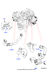 06AT EGR-Kühlsystem L462 DISCOVERY 5 2017 > (L462),2.0L I4 DSL HIGH DOHC AJ200