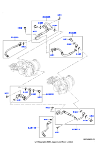 25AC Turbolader L460 NEW RANGE ROVER 2022 > (L460),4,4 V8-Turbobenziner (NC10)