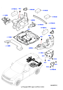 10 Gummilager hinten L460 NEW RANGE ROVER 2022 > (L460)