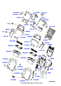 25AB Rücksitzlehne L460 NEW RANGE ROVER 2022 > (L460),40/20/40 Rücksitz mit Super-Schrägstellung