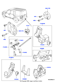05 Anhängevorrichtung L319 DISCOVERY 4 2010 - 2016 (L319)