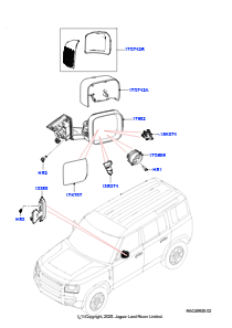 05 Außenspiegel L663 NEW DEFENDER 2020 > (L663)
