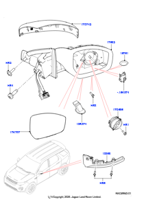 05D Außenspiegel L550 DISCOVERY SPORT 2015 > (L550),Werk Halewood