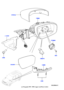 05A Außenspiegel L494 RANGE ROVER SPORT 2014 - 2022 (L494)