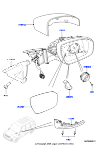 05B Außenspiegel L494 RANGE ROVER SPORT 2014 - 2022 (L494)