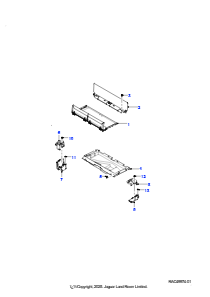 35AF Laderaumverkleidung L460 NEW RANGE ROVER 2022 > (L460),Laderaumboden - Standard